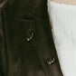 vintage tailored jacket/leatherblack