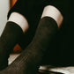 embroidered long socks/3color