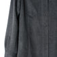 raw edge shirt/charcoal