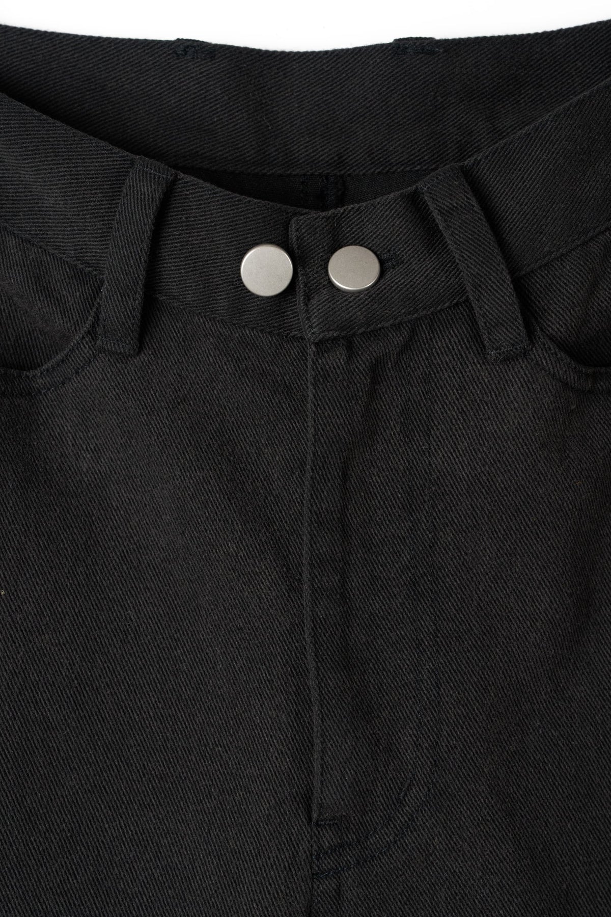 curve utility denim pants(unisex)/black