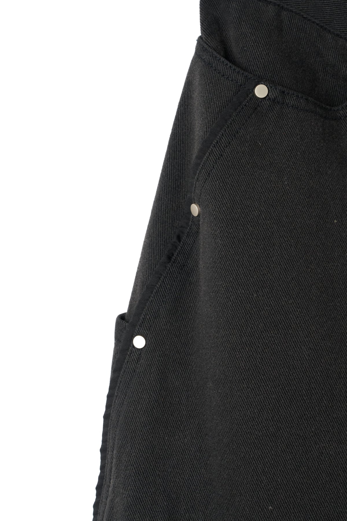 curve utility denim pants(unisex)/black