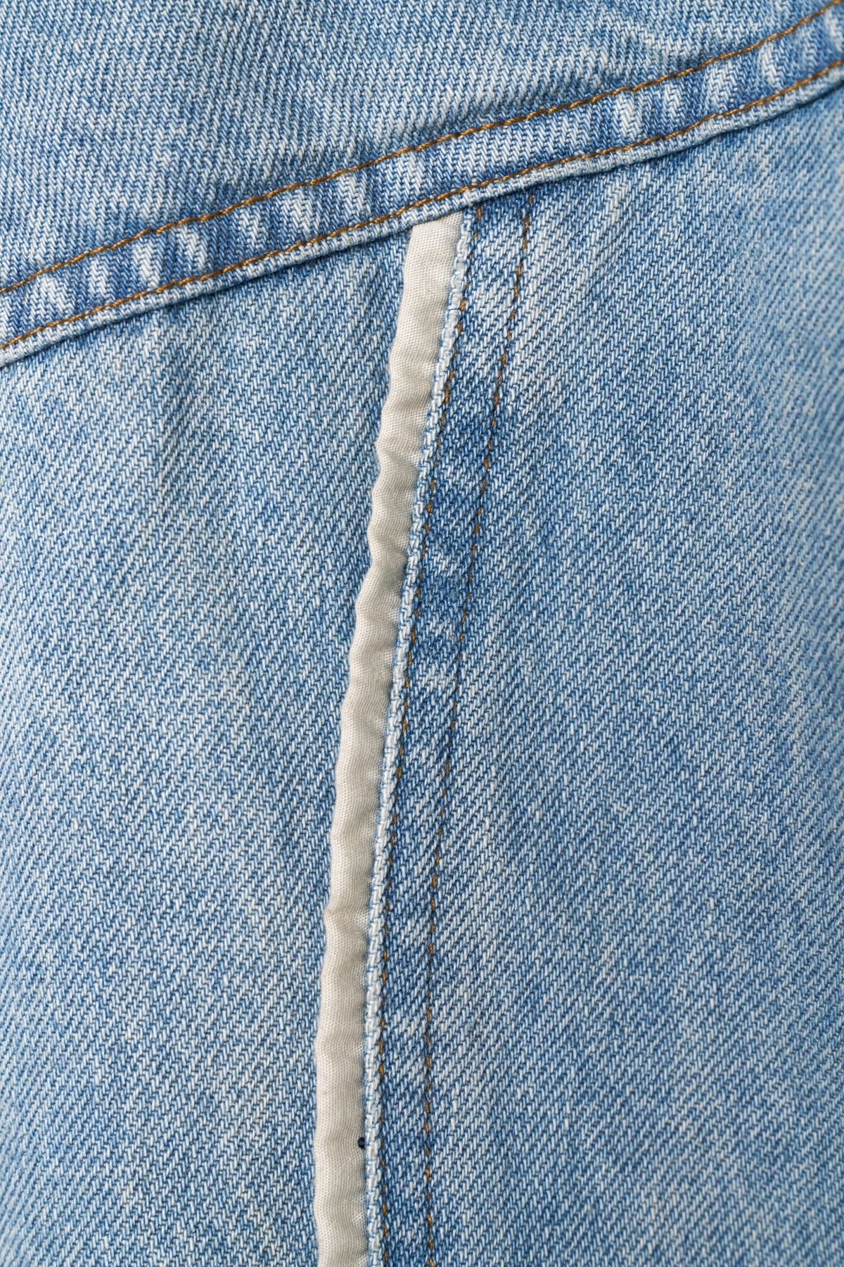 curve utility denim pants(unisex)/blue