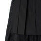 pleated skirt pants/black