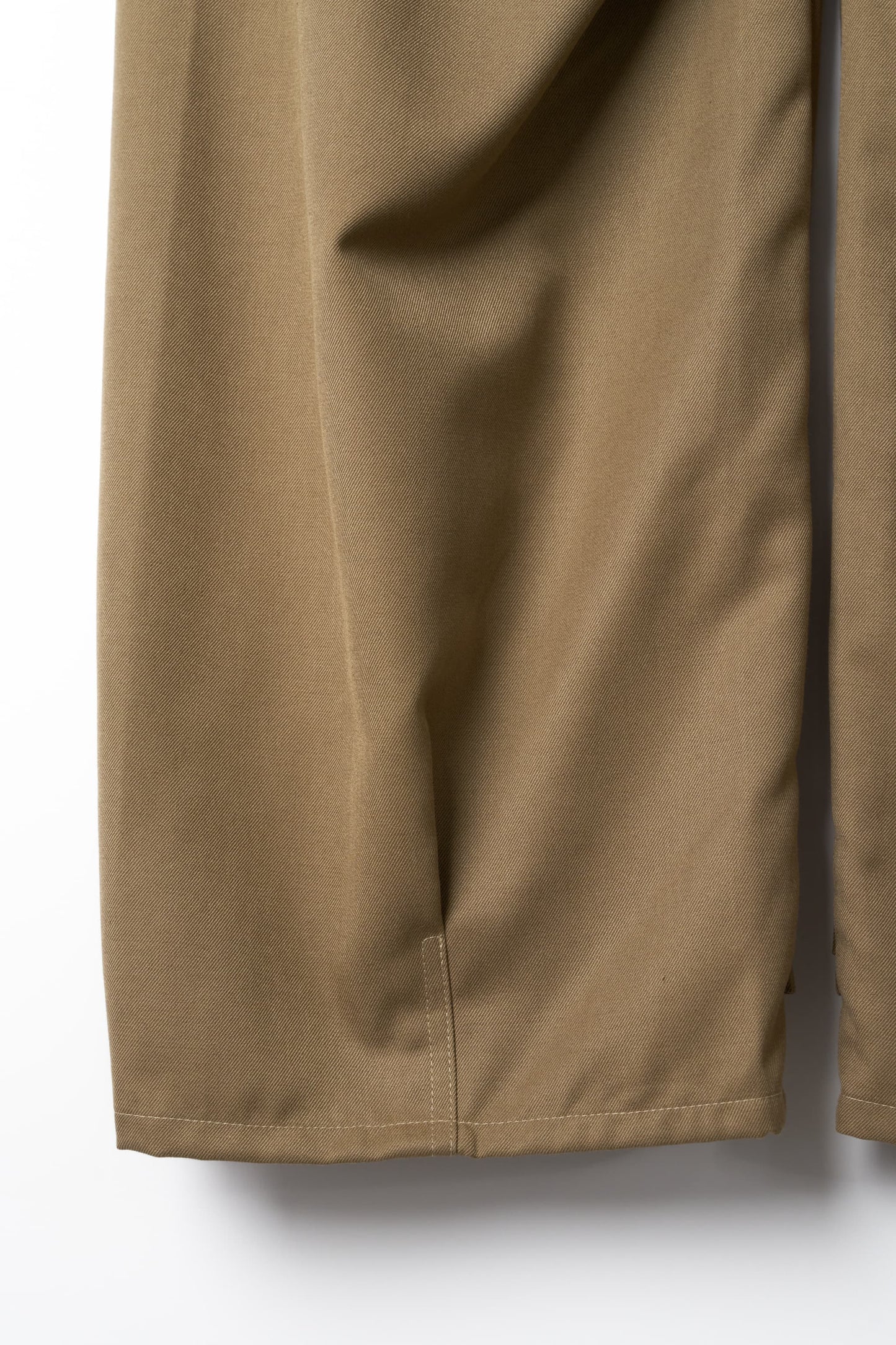 cling draped  pants(unisex)/brown