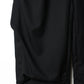 cling draped  pants(unisex)/black