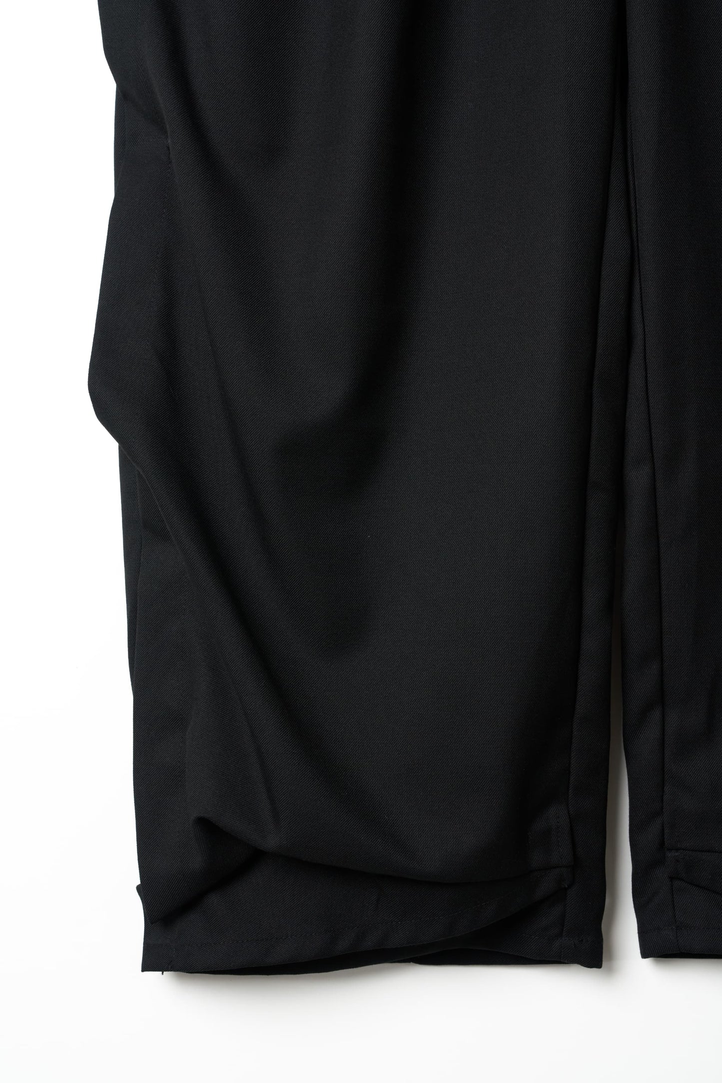 cling draped  pants(unisex)/black