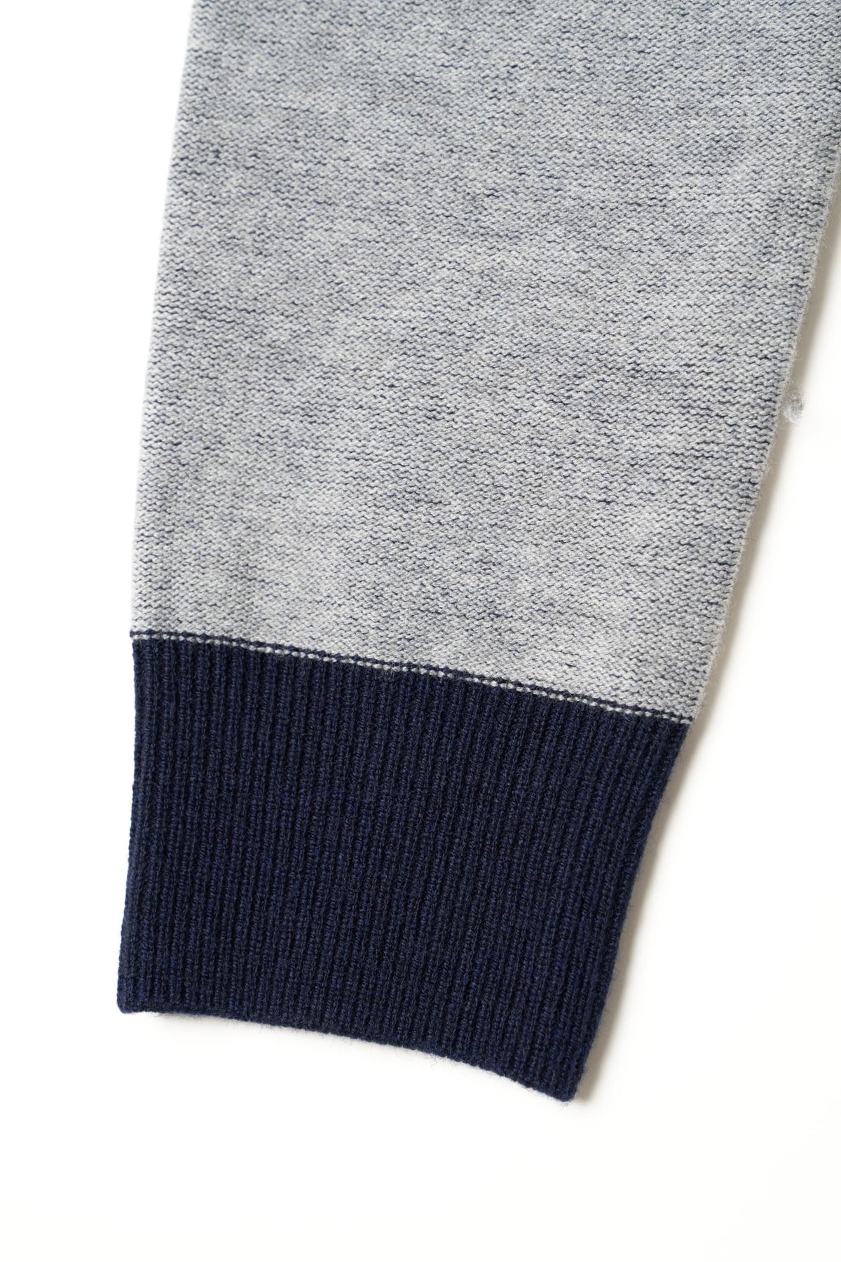 jacquard polo knit/navy