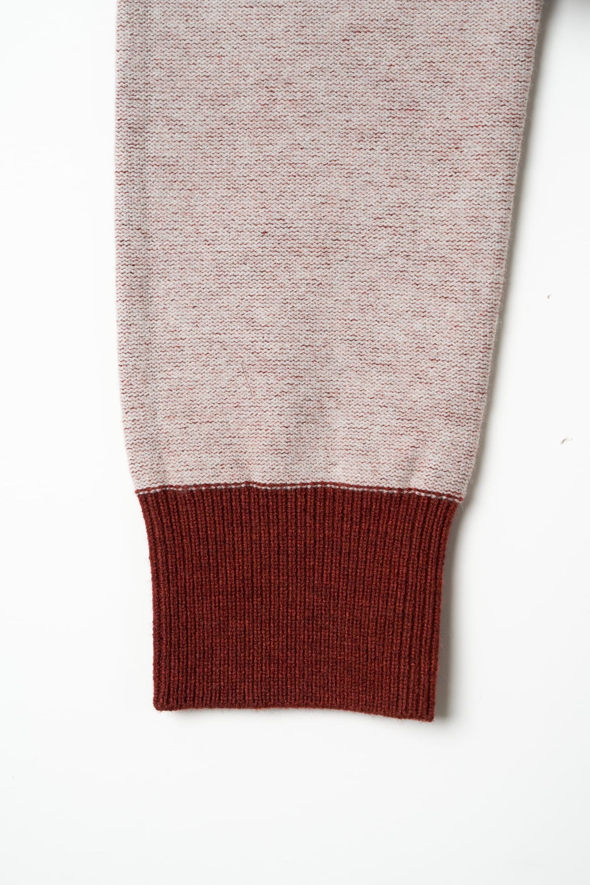 jacquard polo knit/red