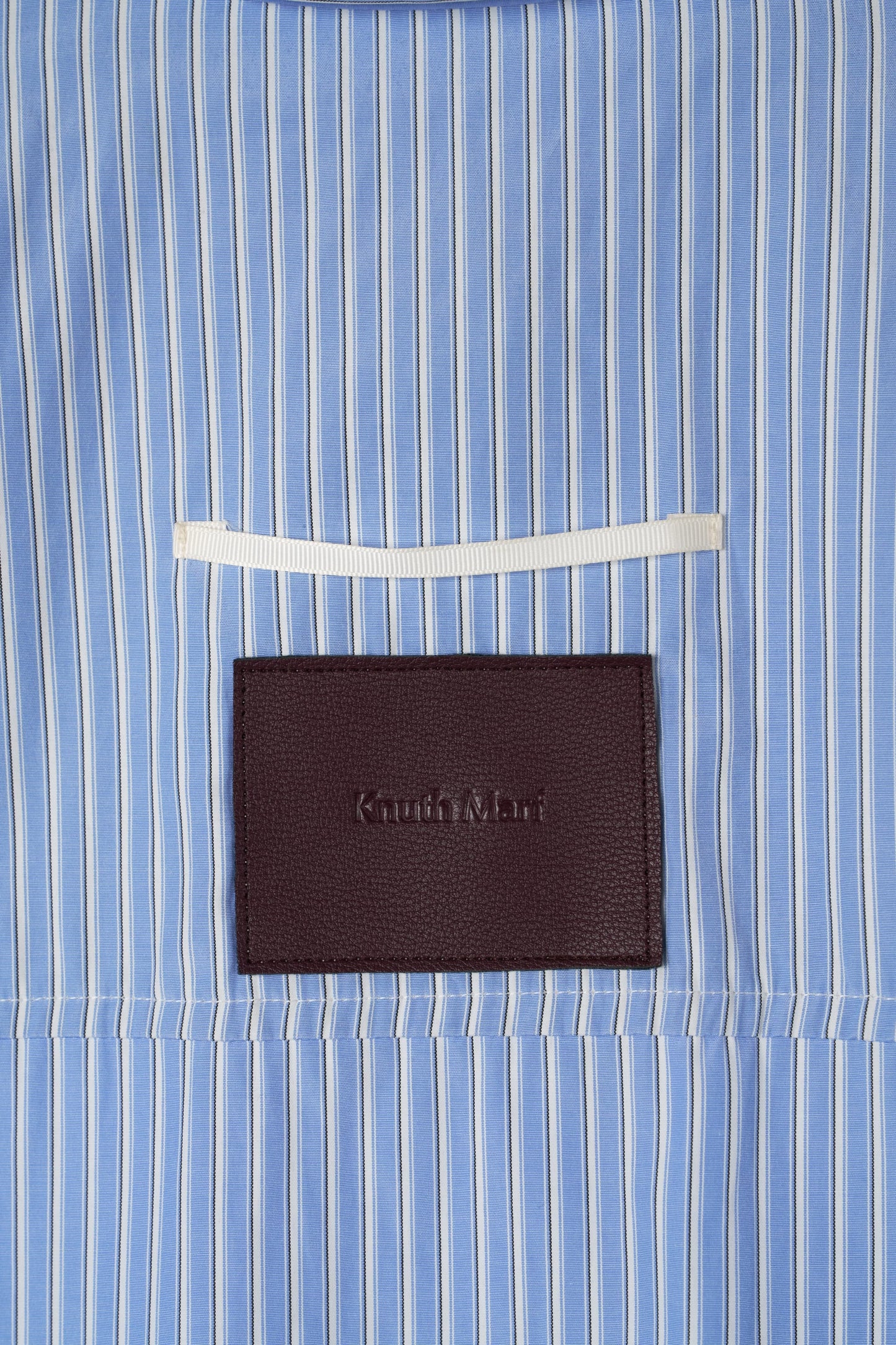 label over shirt(unisex)/blue