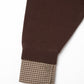 2way cuffs normcore knit/brown