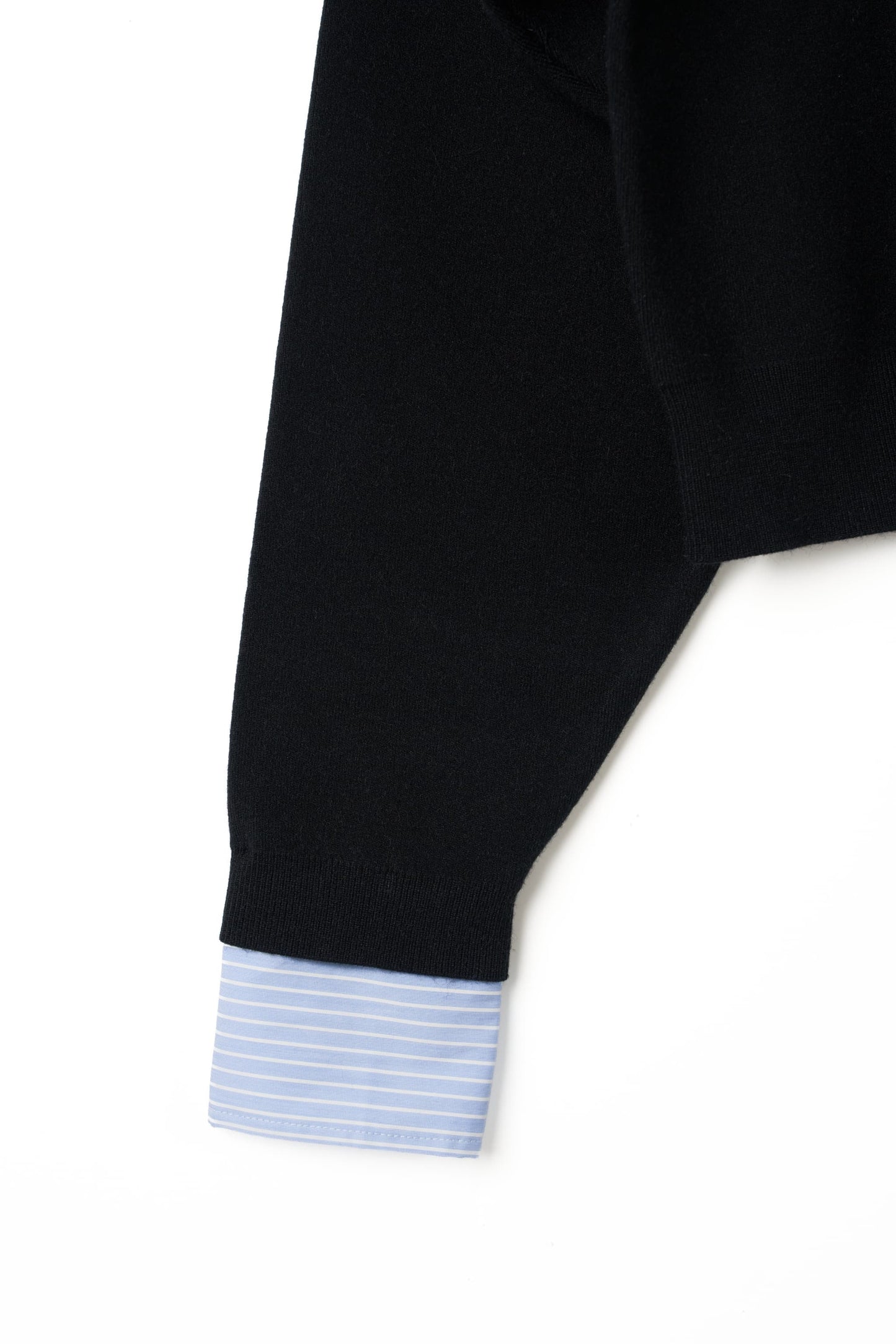 2way cuffs normcore knit/black