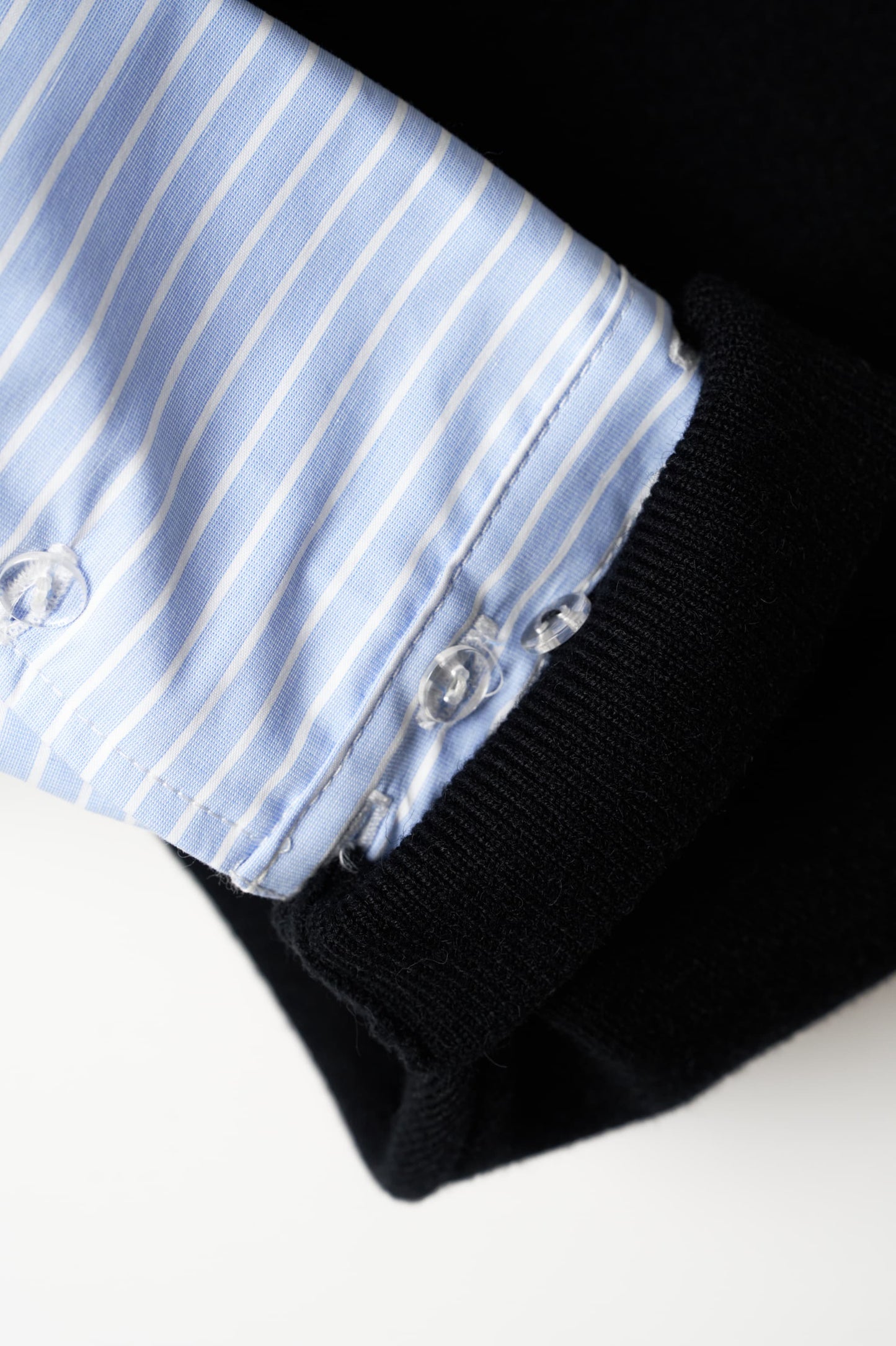 2way cuffs normcore knit(unisex)/black