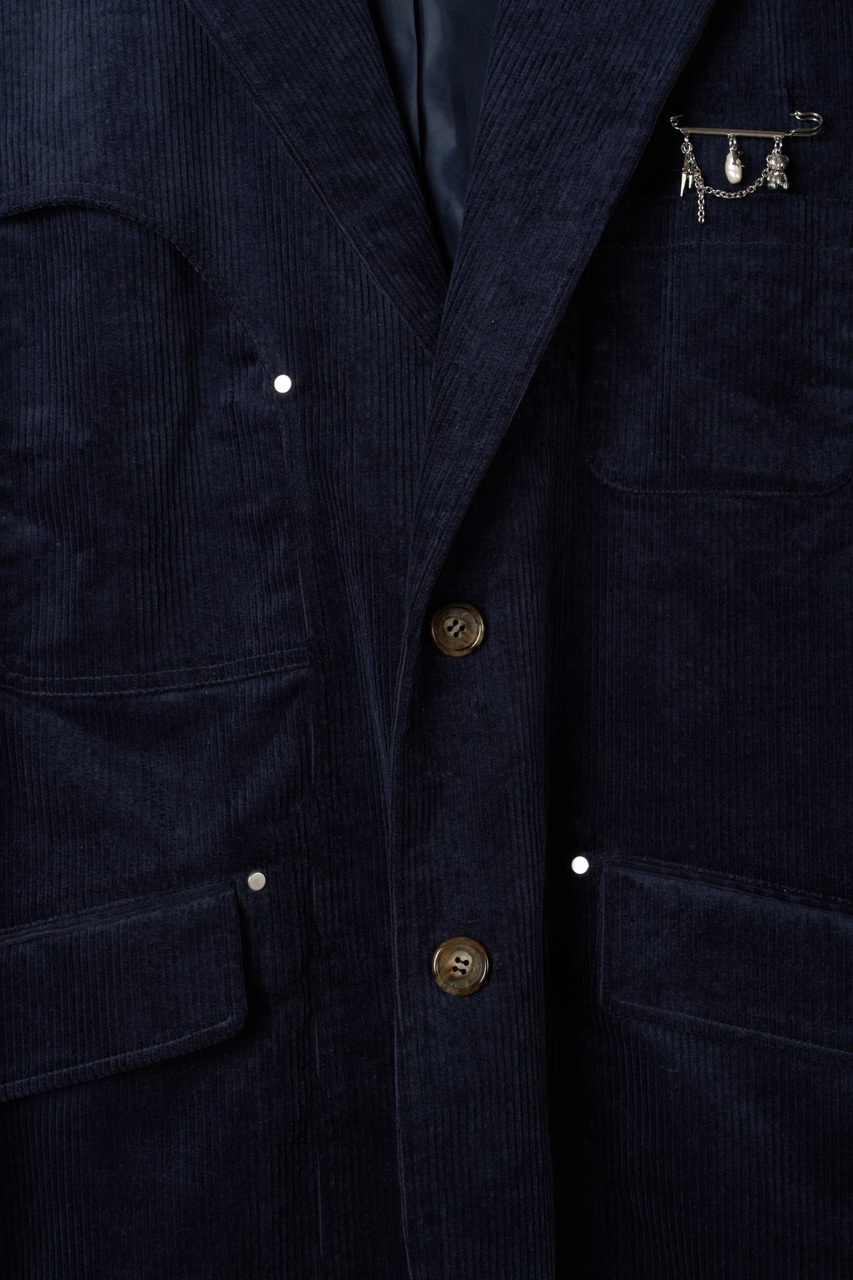 curve utility jacket(unisex)/navy