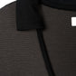 u-neck slim top/black