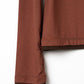 u-neck slim top/orange