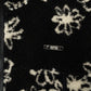 flower boa fleece(unisex)/black