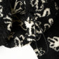 flower boa fleece(unisex)/black