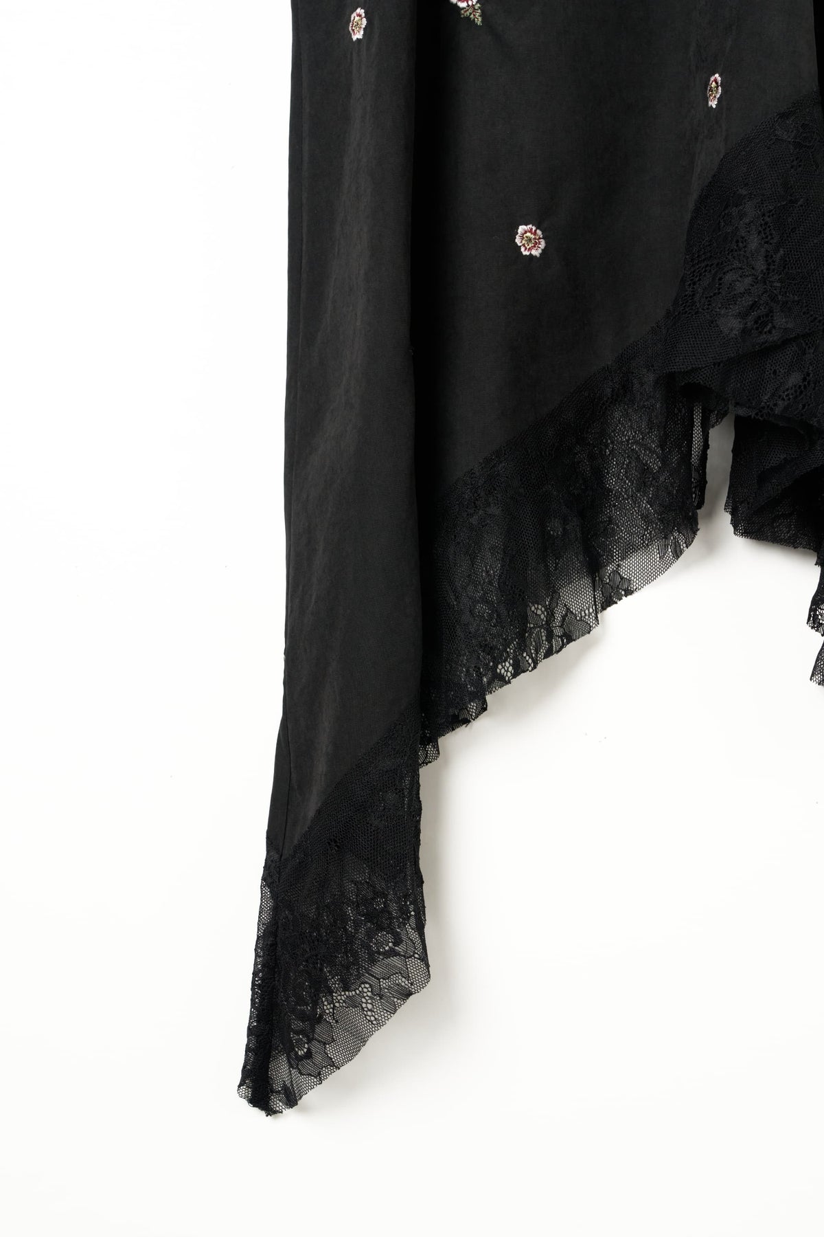 lace cami dress/black