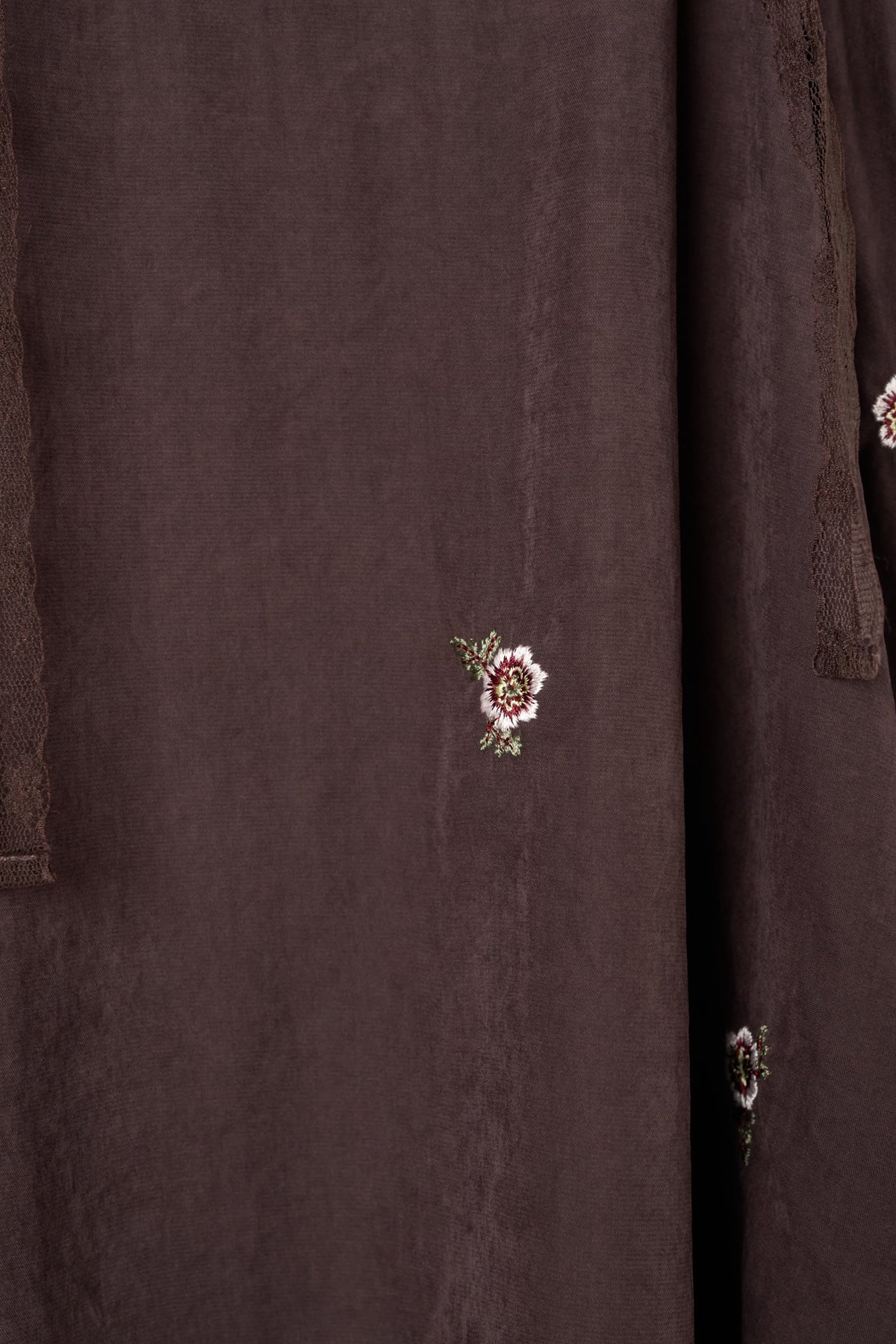 lace cami dress/brown