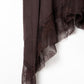 lace cami dress/brown