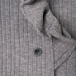 drop shoulder frill knit/gray