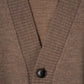 2-piece cardigan/brown