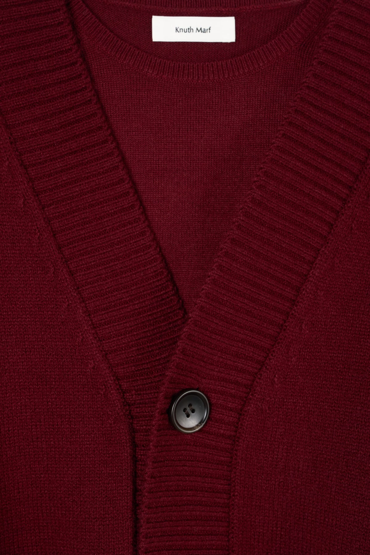 2-piece cardigan/red