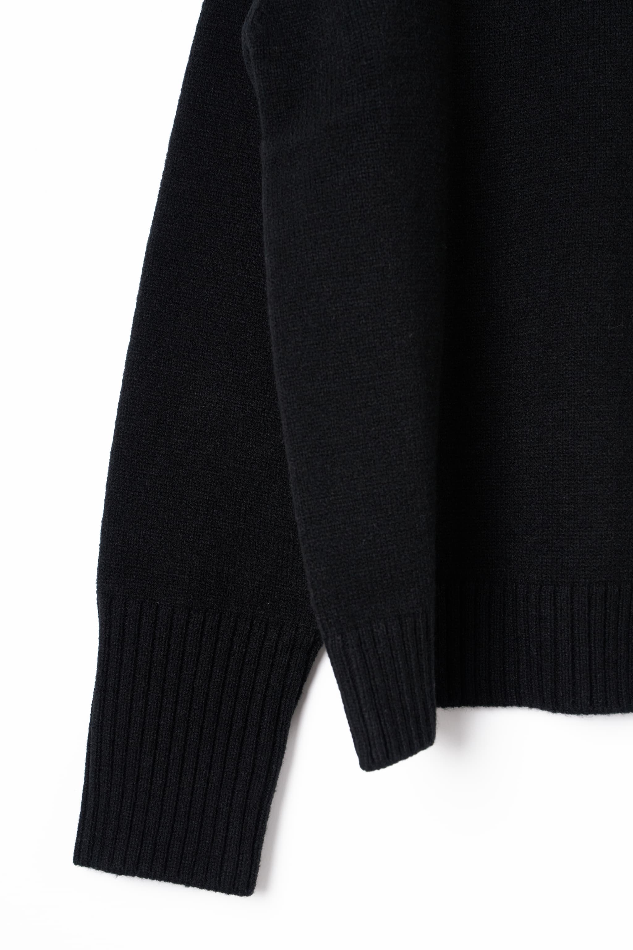 2-piece cardigan/black | KNUTH MARF