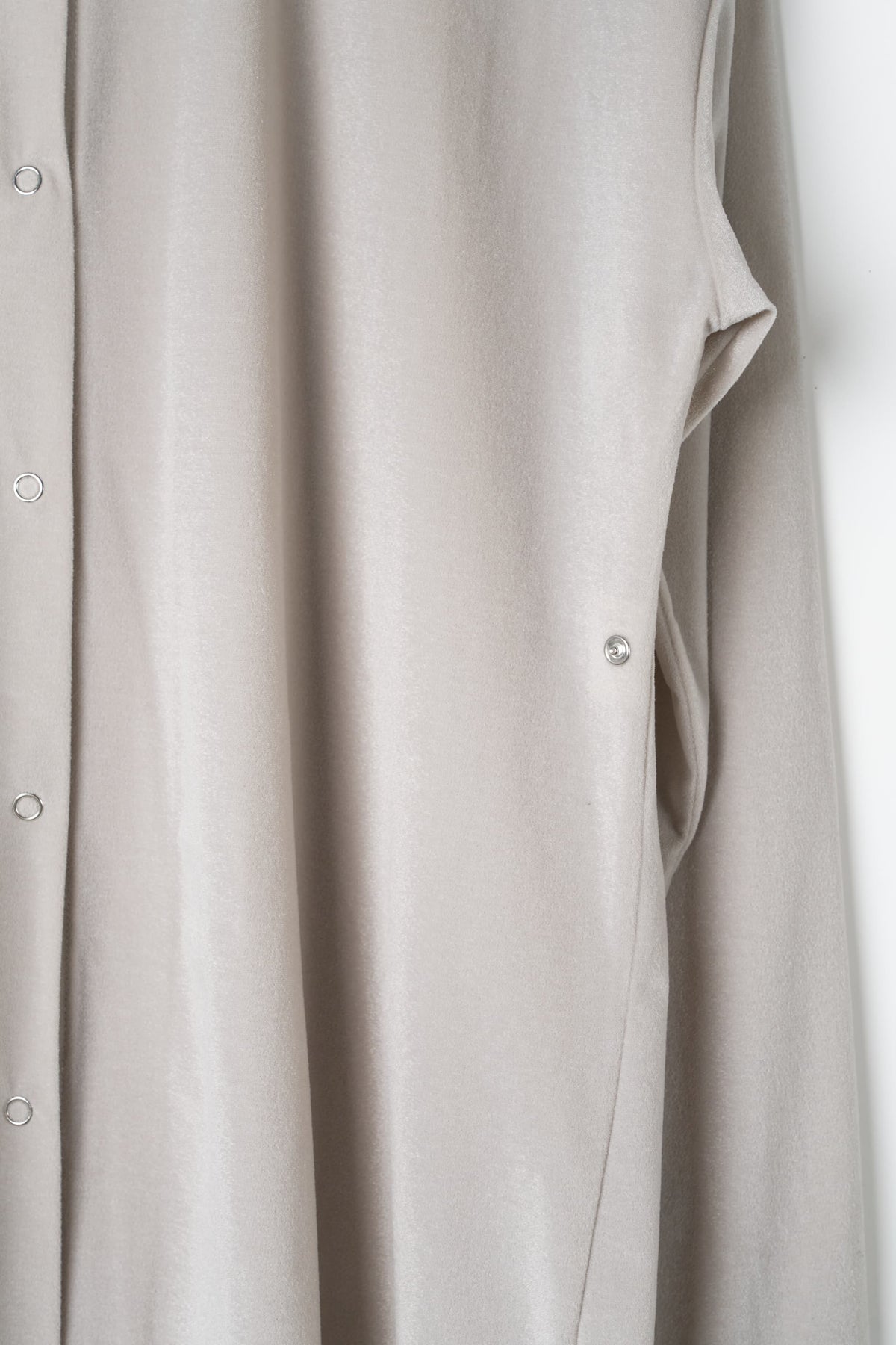 2way velour shirt/lightgray