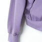 studded hoodie top/purple