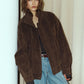 suede blouson(unisex)/brown