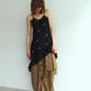 lace cami dress/black