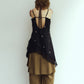 lace cami dress/black