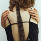 lace cami dress/black