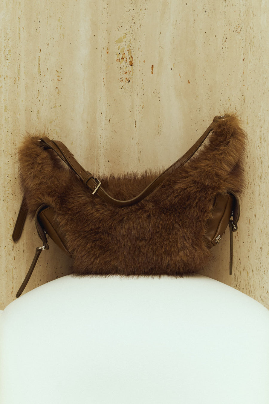 fur bag/2color