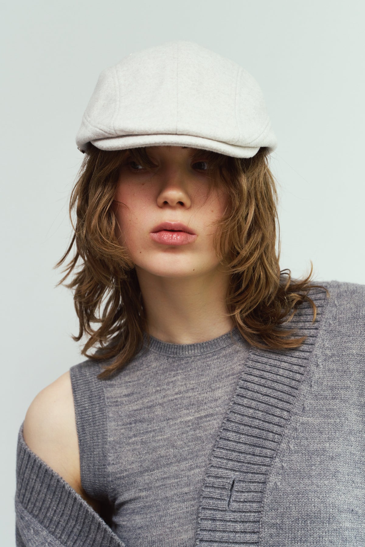 wool hunting cap/2color