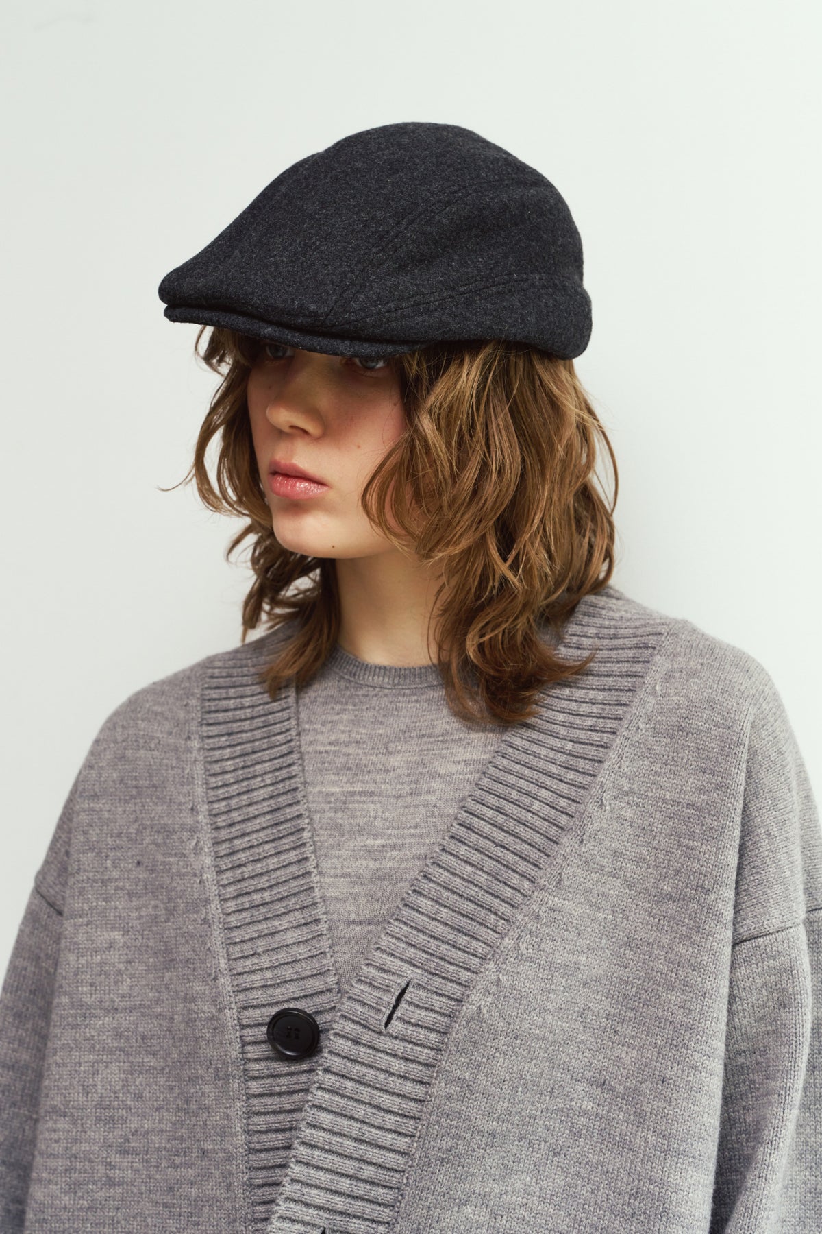 wool hunting cap/2color