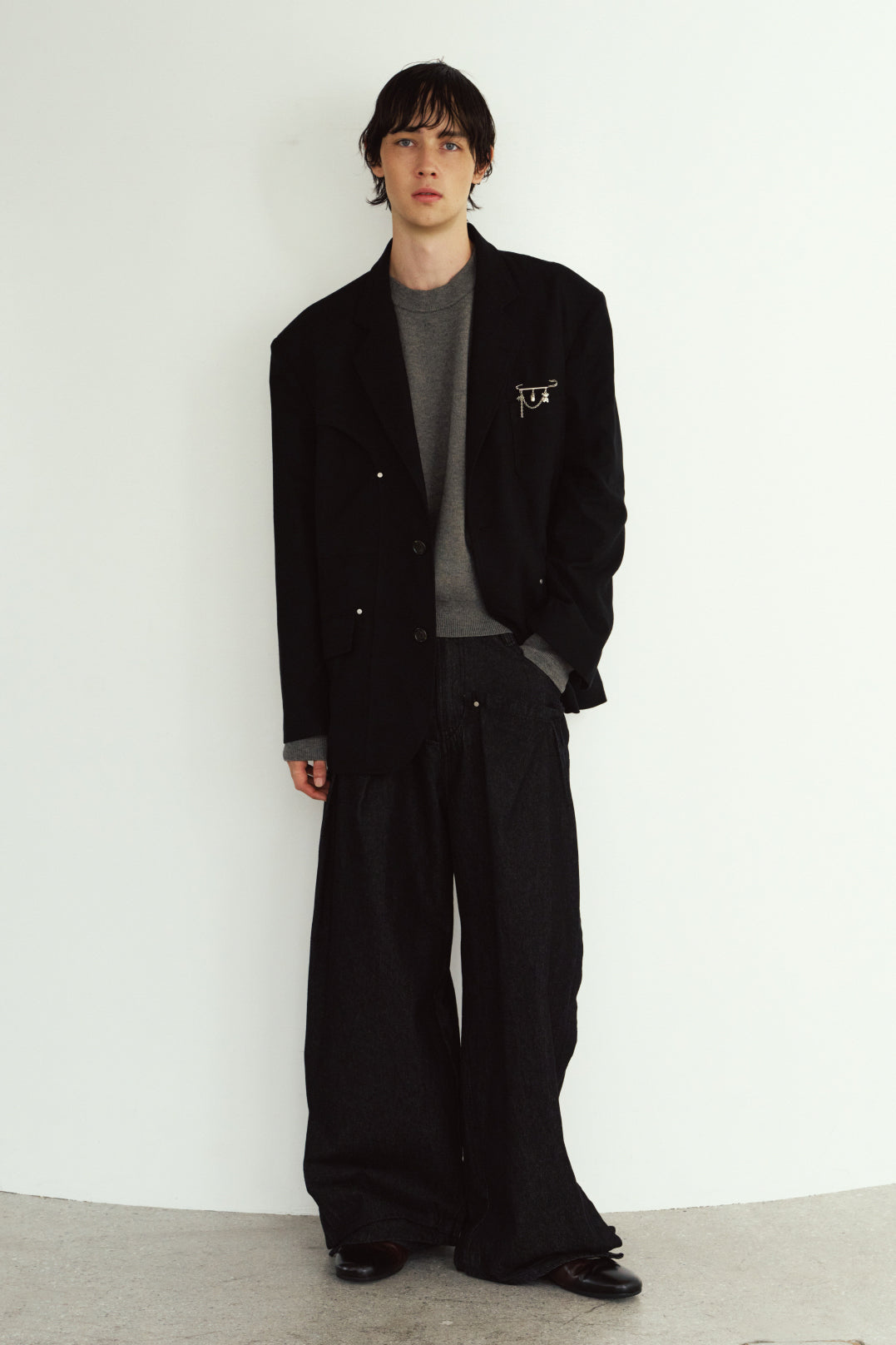 curve utility jacket(unisex)/black