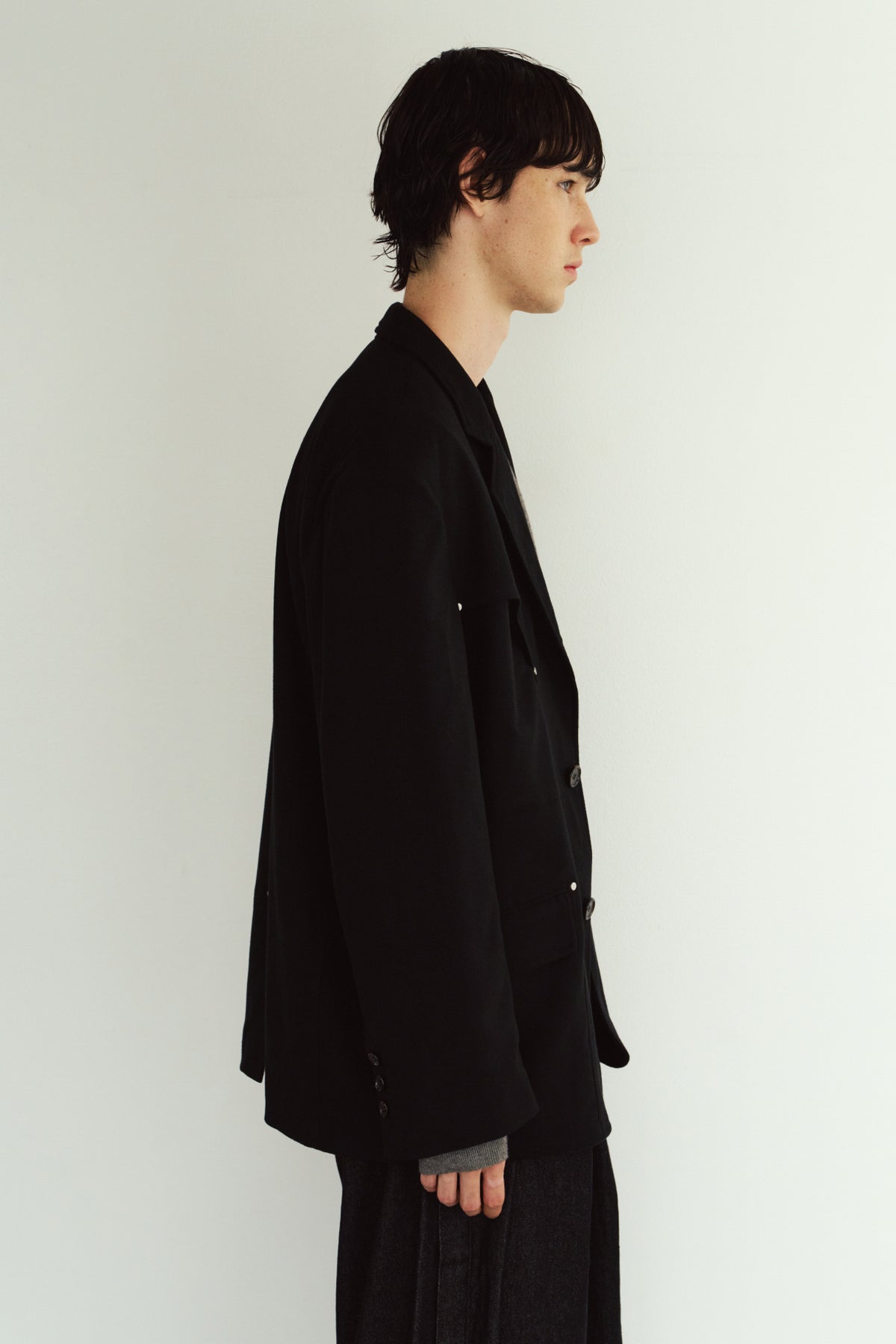 curve utility jacket(unisex)/black