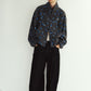 flower boa fleece(unisex)/gray