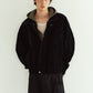 suede blouson(unisex)/black
