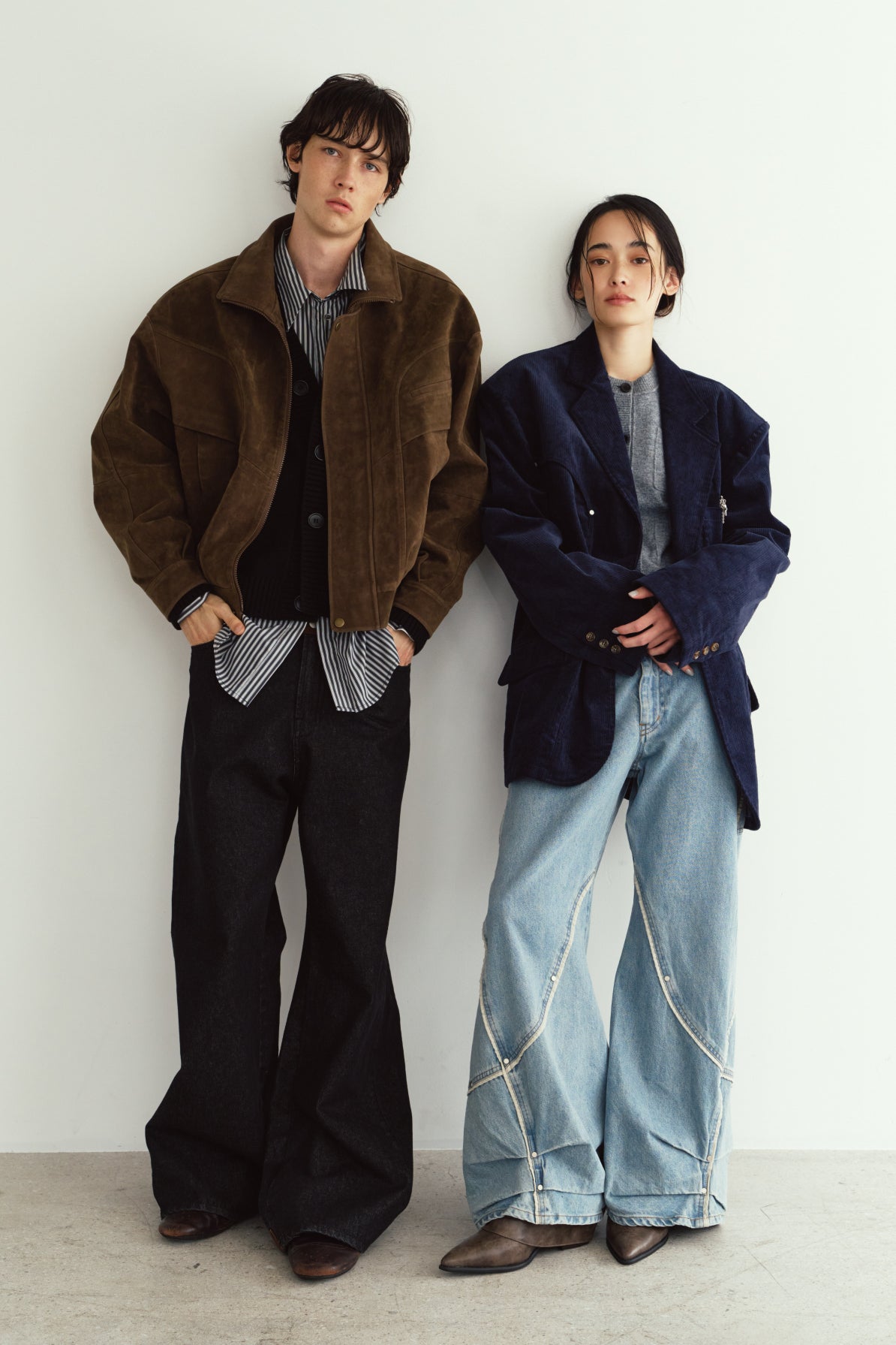 suede blouson(unisex)/brown