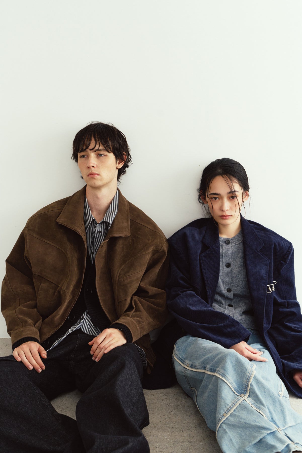 suede blouson(unisex)/brown