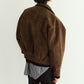 suede blouson(unisex)/brown