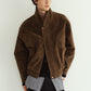suede blouson(unisex)/brown