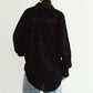 over lace shirt/black