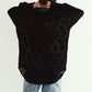 over lace shirt/black