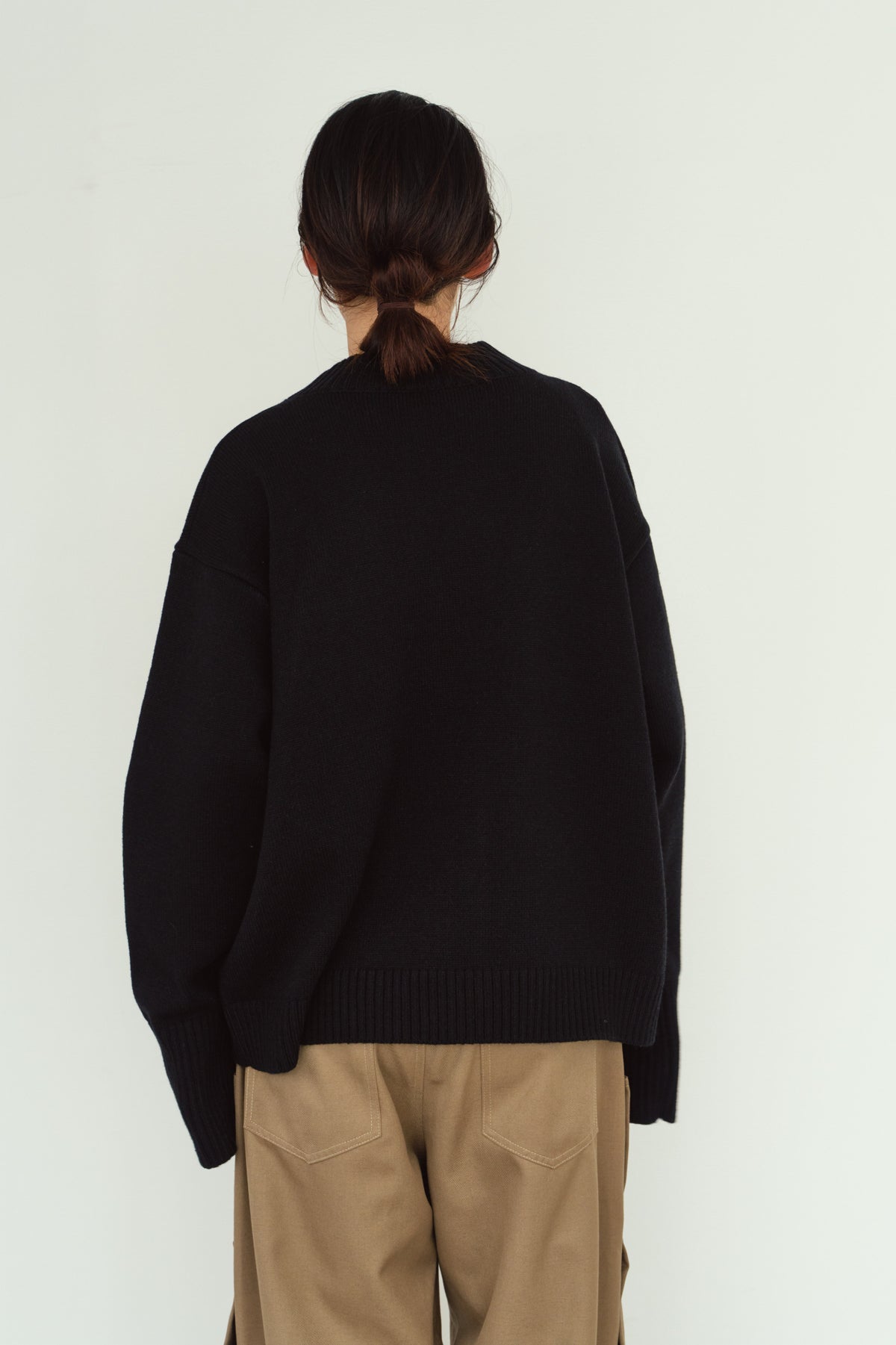 2-piece cardigan/black