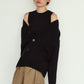 2-piece cardigan/black