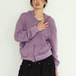 studded hoodie top/purple